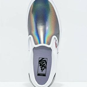 Vans Iridescent Slip Ons (Disco Ball)